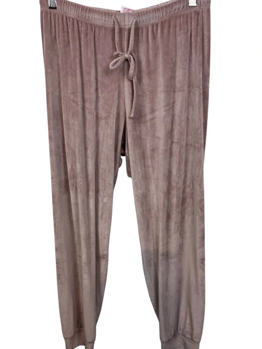Pink Juicy Couture Velour Rhinestone Pajama Set mauve sz L